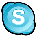  skype blue icon 
