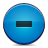  blue button delete icon 