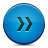  blue button fastforward icon 