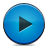  blue button play icon 