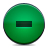  button delete green icon 