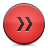  button fastforward red icon 
