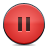  button pause red icon 