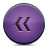  button rewind violet icon 