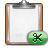 clipboard cut icon 