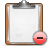  clipboard delete icon 