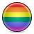  flag gay pride icon 