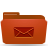  folder mails red icon 