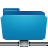  blue folder remote icon 