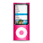  Apple Ipod нано розовый значок 