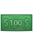  100 money icon 