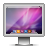  aurora computer glossy monitor screen snowleopard icon 