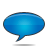  blue bubble speech icon 