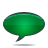  bubble green speech icon 