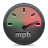  mph speed icon 