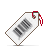  barcode tag white icon 