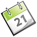  date calendar green 