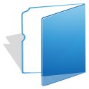  folder light blue 