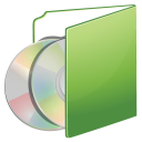  зеленый папки диски 