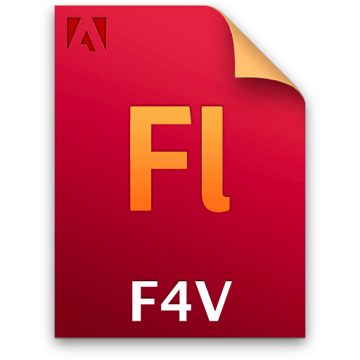  document f4v file fl icon 