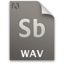  audio document file sb secondary wav icon 