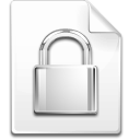  file lock password secure icon 
