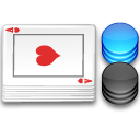  cards chips poker icon 