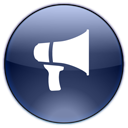  advetisement announcement blog megaphone notifications promote icon 