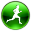  man running icon 