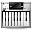  keyboard midi music icon 
