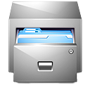  documents drawer folders icon 