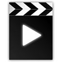  clapperboard movie play video icon 