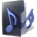  folder music icon 