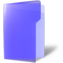  папки открытой фиолетовый значок 