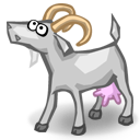  animal goat icon 