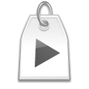  label play icon 