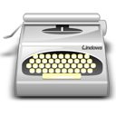  typewriter wordprocessing icon 
