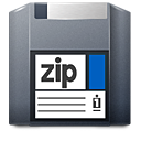  disk unmount zip icon 