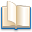  book diary open read school study icon 