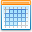  calendar event month view icon 