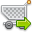  arrow ecommerce shopping cart icon 