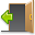  door exit log out out icon 
