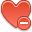  delete favorite heart icon 