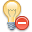  delete lightbulb icon 