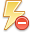  delete lightning icon 