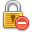  delete lock icon 