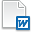  page white word icon 