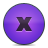  button delete violet 