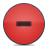  button minus red 