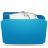  folder blue stuffed 
